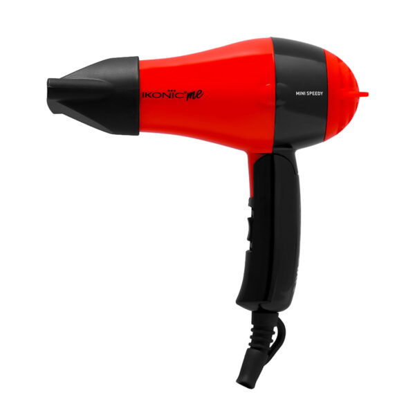 IKONIC HAIR DRYER SPEEDY - BLACK + RED