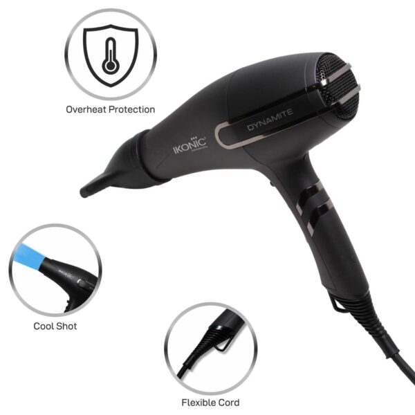 IKONIC HAIR DRYER - DYNAMITE GREY - Image 2