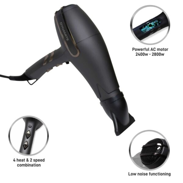 IKONIC HAIR DRYER - DYNAMITE GREY - Image 6