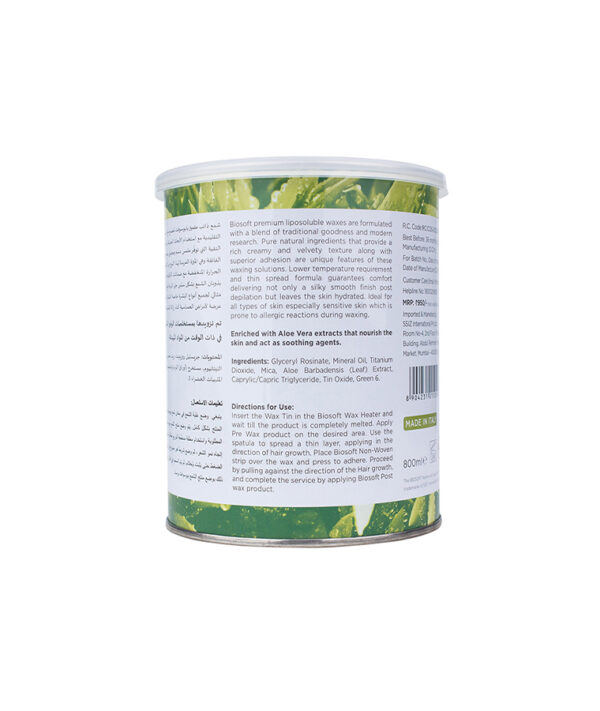 BIOSOFT ALOEVERA CREAM WAX 800ML - Image 2