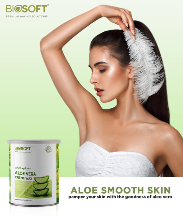 BIOSOFT ALOEVERA CREAM WAX 800ML - Image 5
